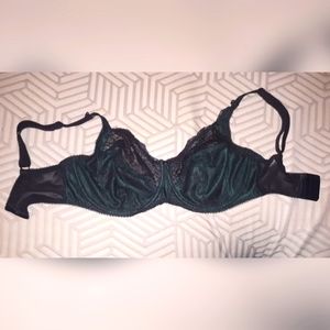 Fantasie Isabella full cup bra, emerald and black UK 32GG / US 32J